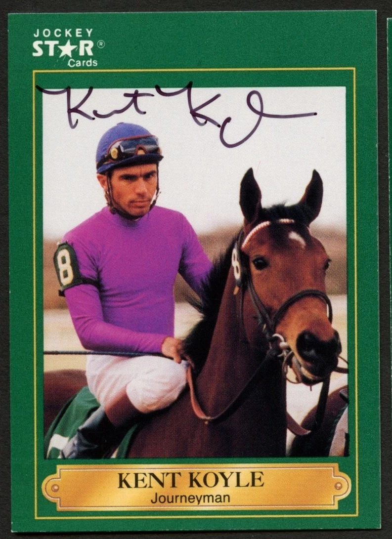 Kent Koyle #116 signed autograph auto 1991 Horse Jockey Star Trading Card