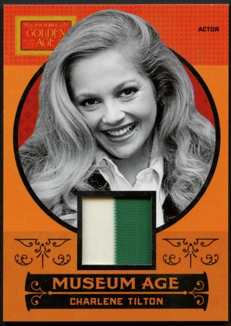 Charlene Tilton #33 Authentic Panini 2014 Museum Age Fabric Trading Card