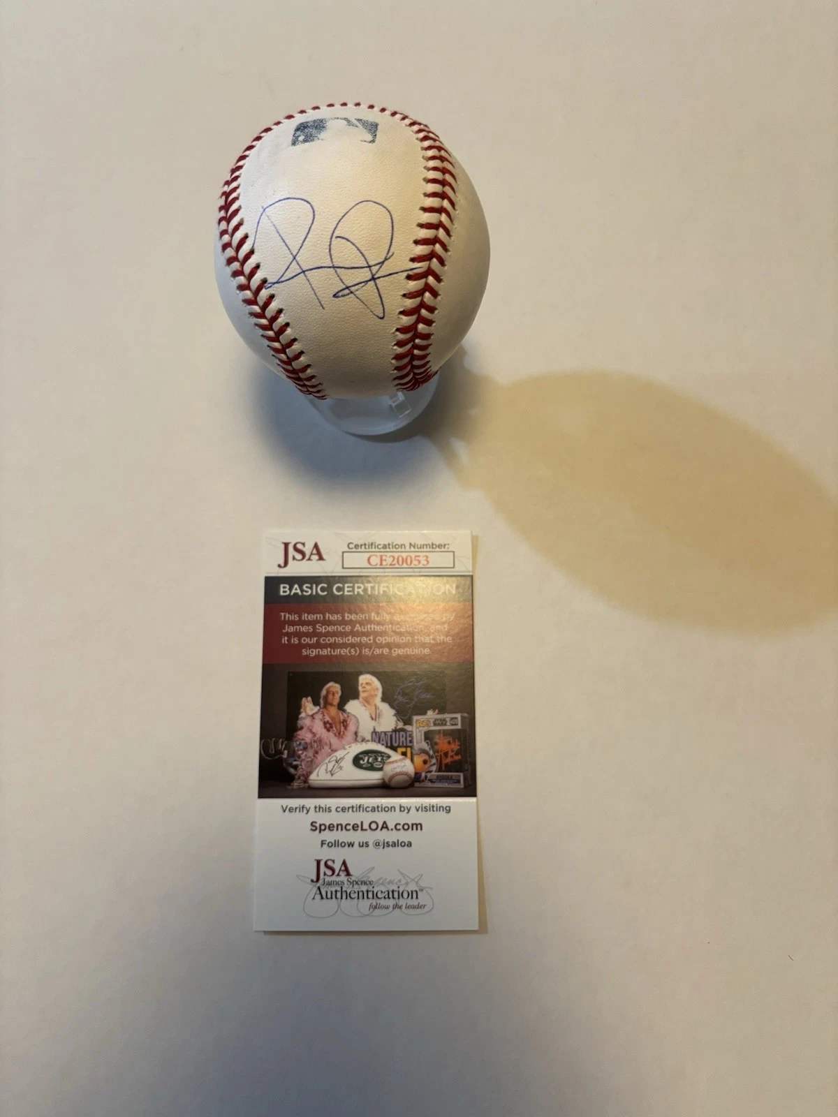 Raul Rosas JR Signed Baseball Ufc Star! El Niño Problema! JSA COA. “ Chiwiwis”!