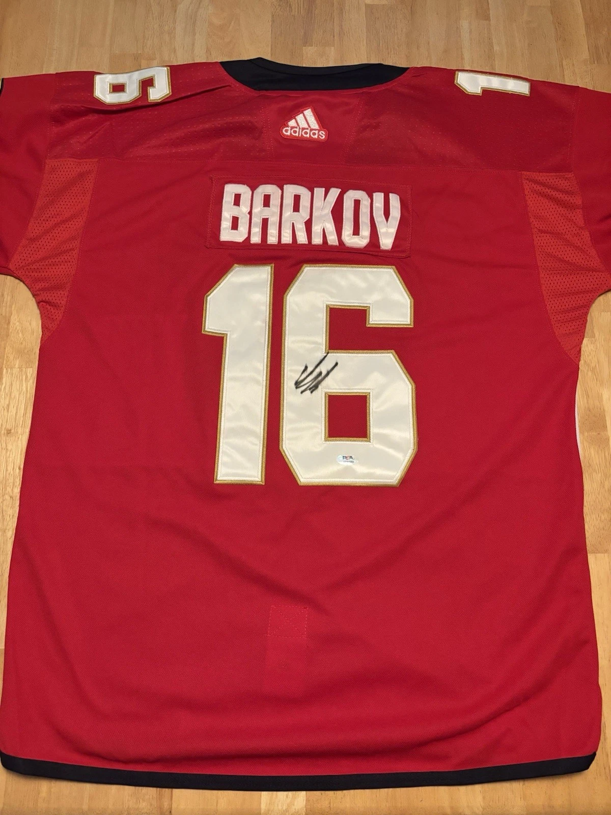 ALEKSANDER BARKOV SIGNED AUTOGRAPHED FLORIDA PANTHERS JERSEY Psa COA. 2024 Patch