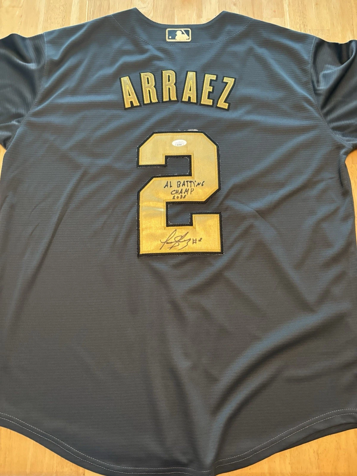 Luis Arraez Signed Autographed Minnesota Twins Jersey With Inscription. Jsa Coa