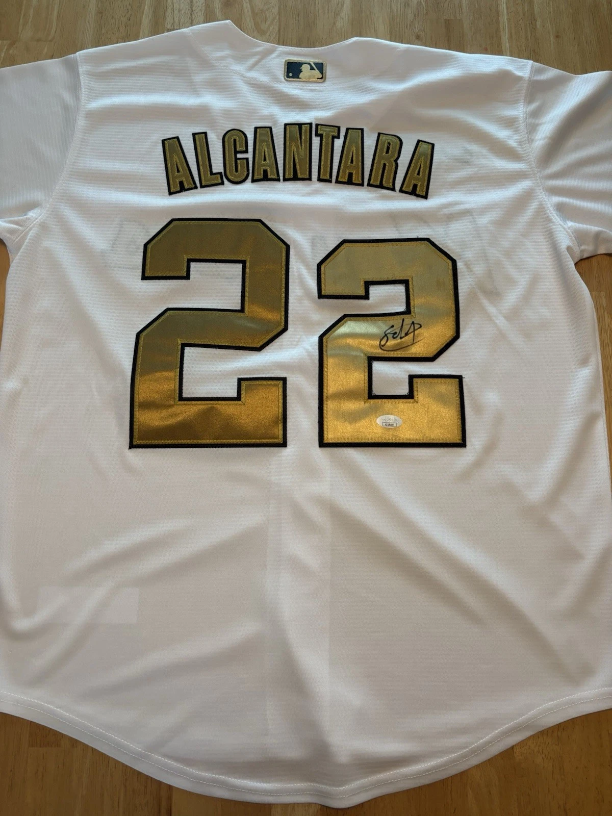 Sandy Alcantara Signed Autographed 2022 All Star Jersey JSA Coa
