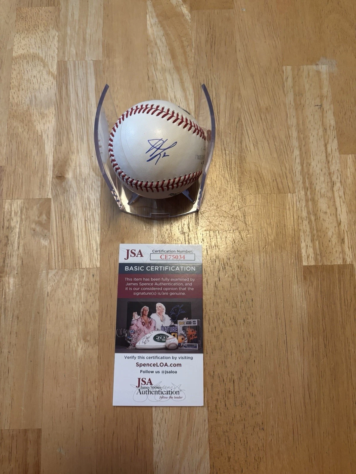 Winnie Harlow Signed  Autographed Baseball. SI Model. Kyle Kuzma. Rare. JSA Coa