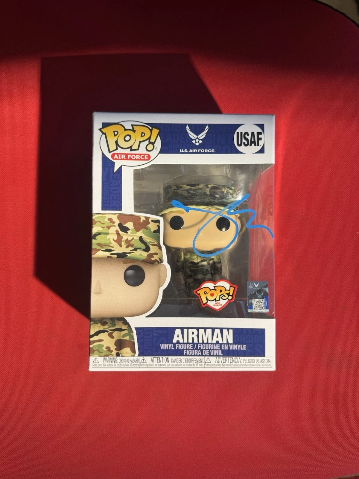 Mike Pence Vice President Signed Autographed Air Man Air Force Funko Pop JSA LOA