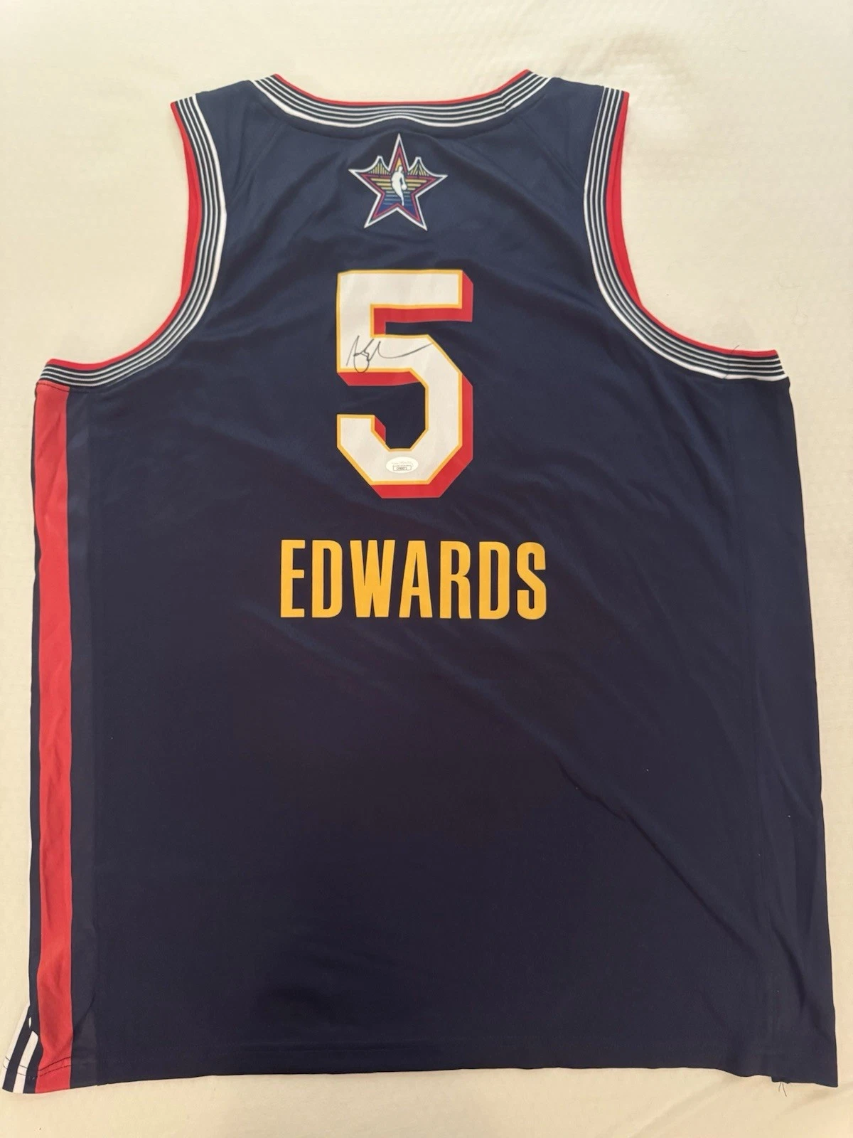 Anthony Edwards Minnesota Timberwolves Signed Autographed All Star Jersey Jsa