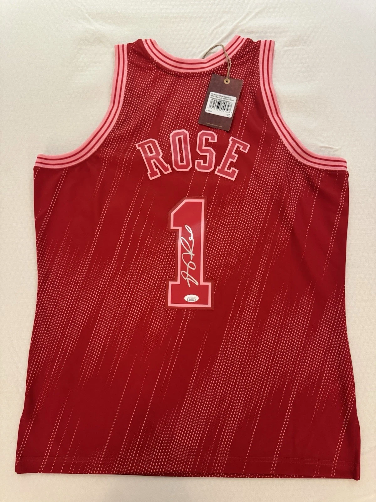 Derrick Rose Chicago Bulls Signed Mitchell & Ness Swingman Authentic JSA COA