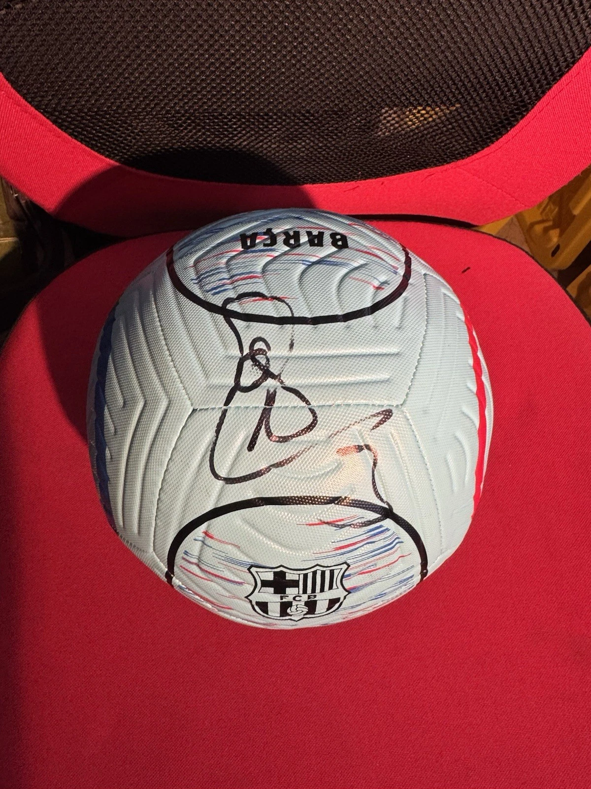 Gerard Pique Barcelona Signed Autographed  Soccer Ball Spain World Cup JSA COA