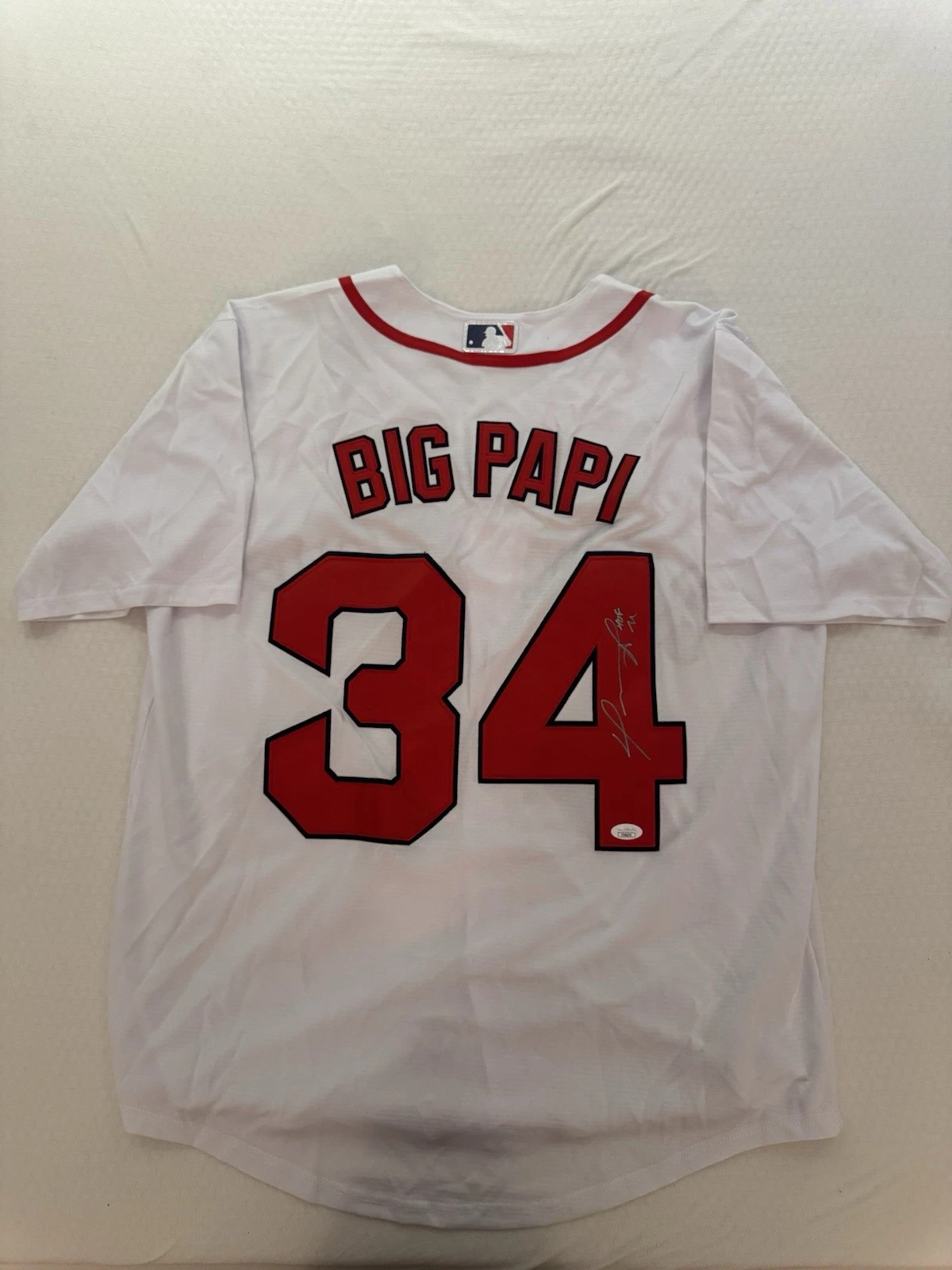 David Ortiz Boston Red Sox Signed Big Papi Jersey JSA COA