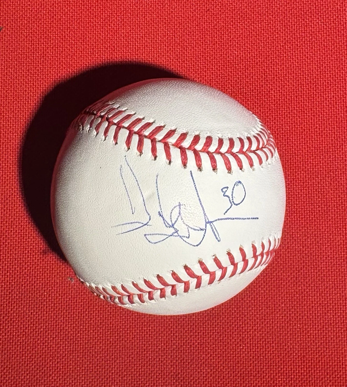 Henrik Lundqvist New York Rangers Signed Baseball HOF JSA COA