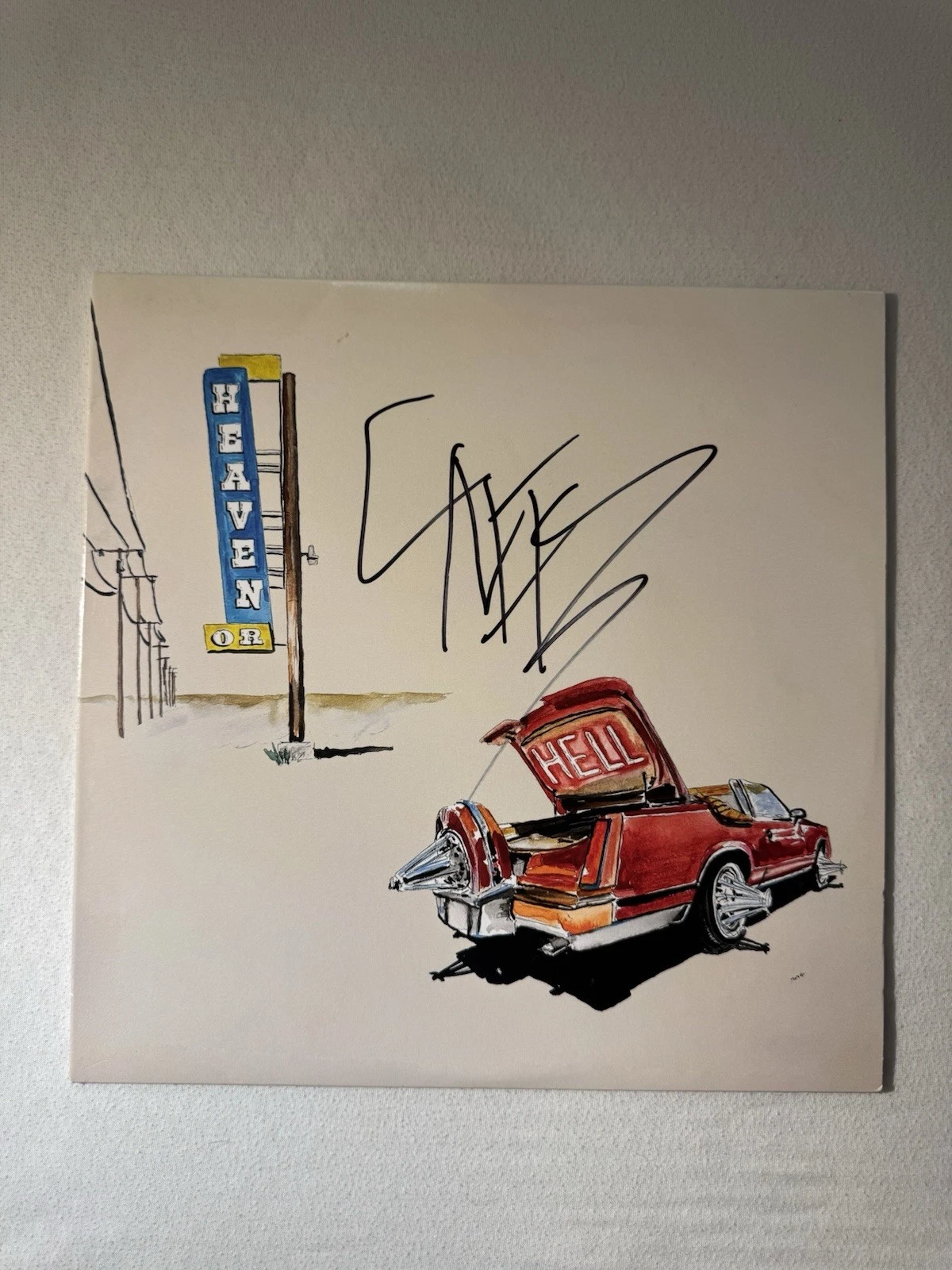 Don Toliver Rapper Heaven or Hell Signed Album Vinyl LP Record BAS COA
