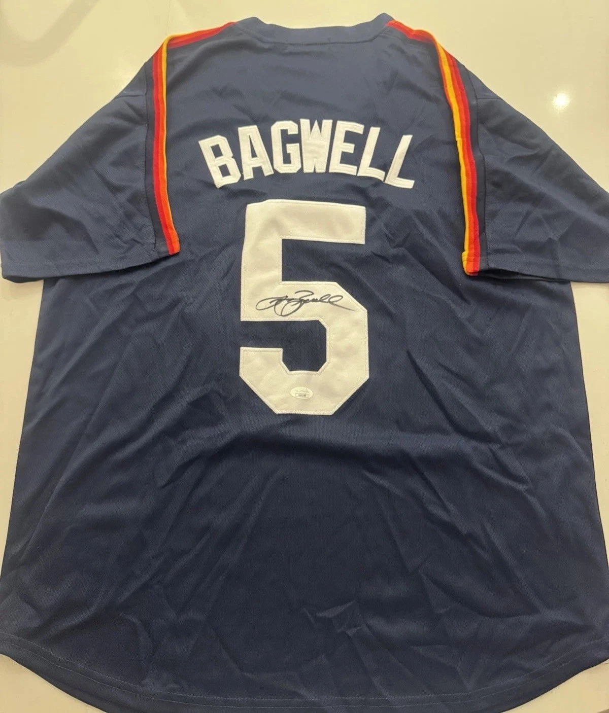 Jeff Bagwell Houston Astros Autographed Jersey HOF JSA COA