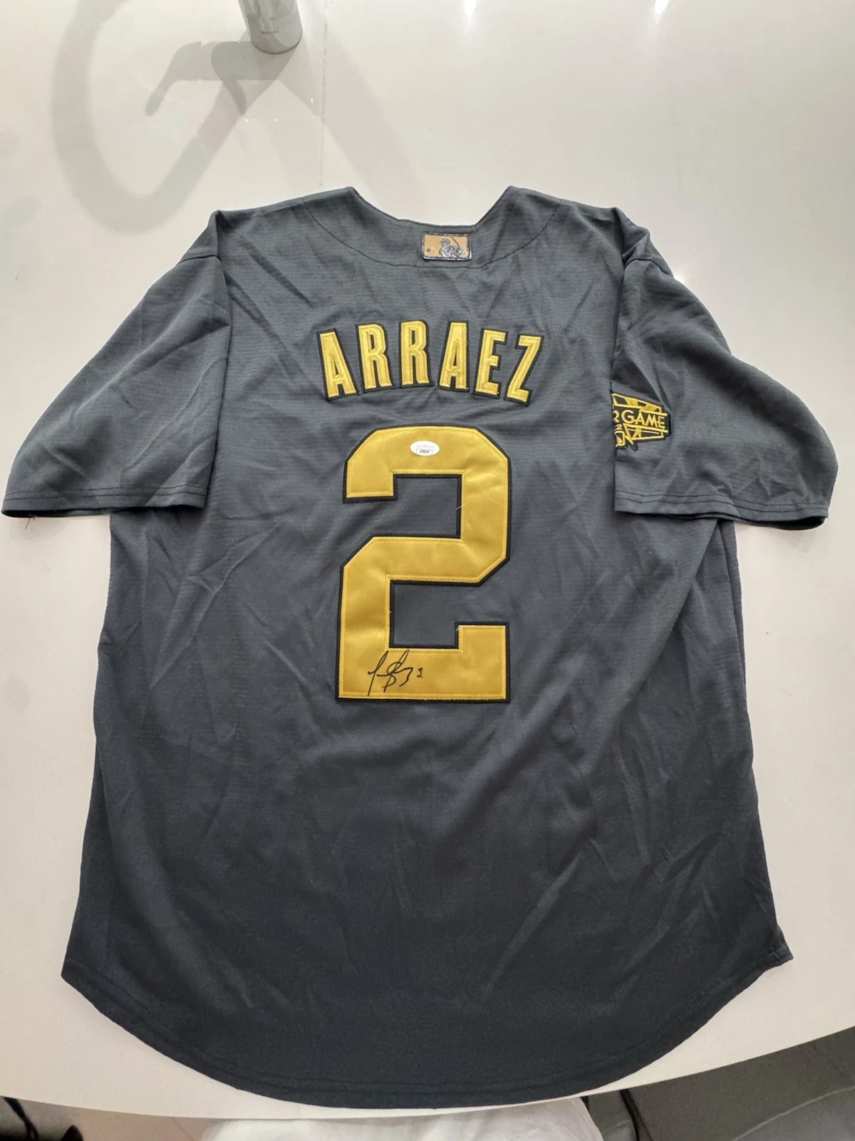 Luis Arraez Signed Autographed Minnesota Twins Jersey. Jsa Coa