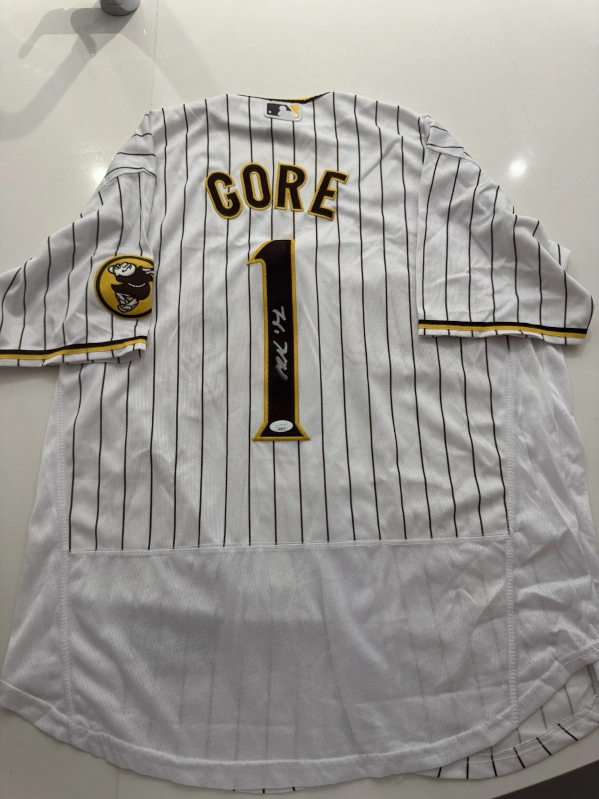 MacKenzie Gore San Diego Padres Signed Jersey JSA COA