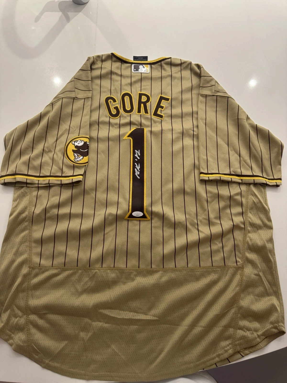 MacKenzie Gore San Diego Padres Signed Jersey JSA COA