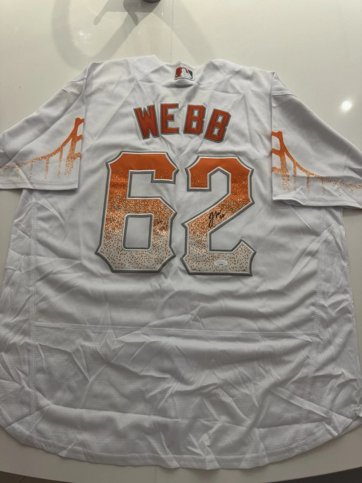 Logan Webb San Francisco Giants Signed Jersey Star JSA COA