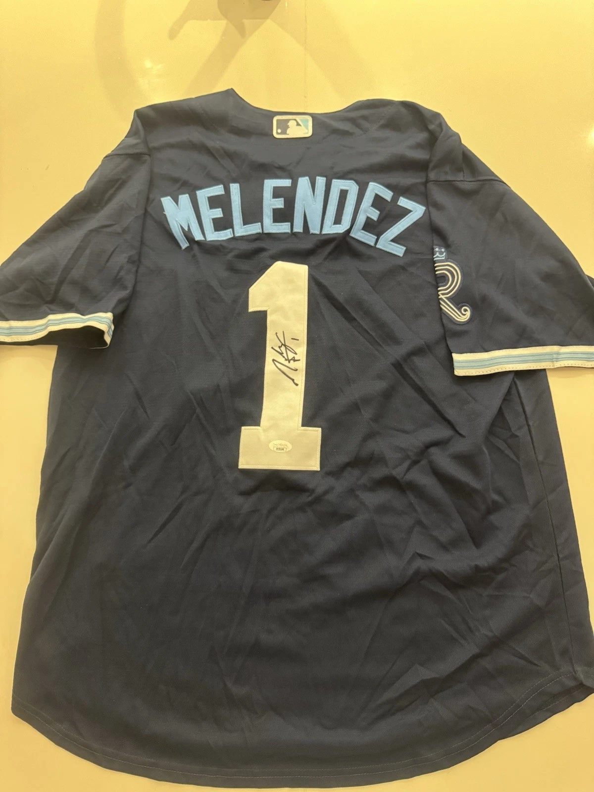 MJ Melendez Kansas City Royals Signed Jersey JSA COA