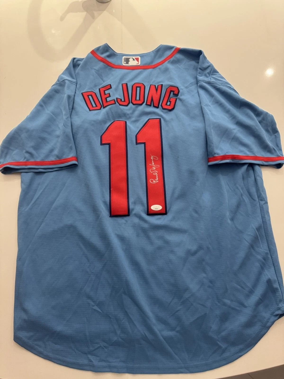 Paul DeJong St. Louis Cardinals Signed Jersey JSA COA