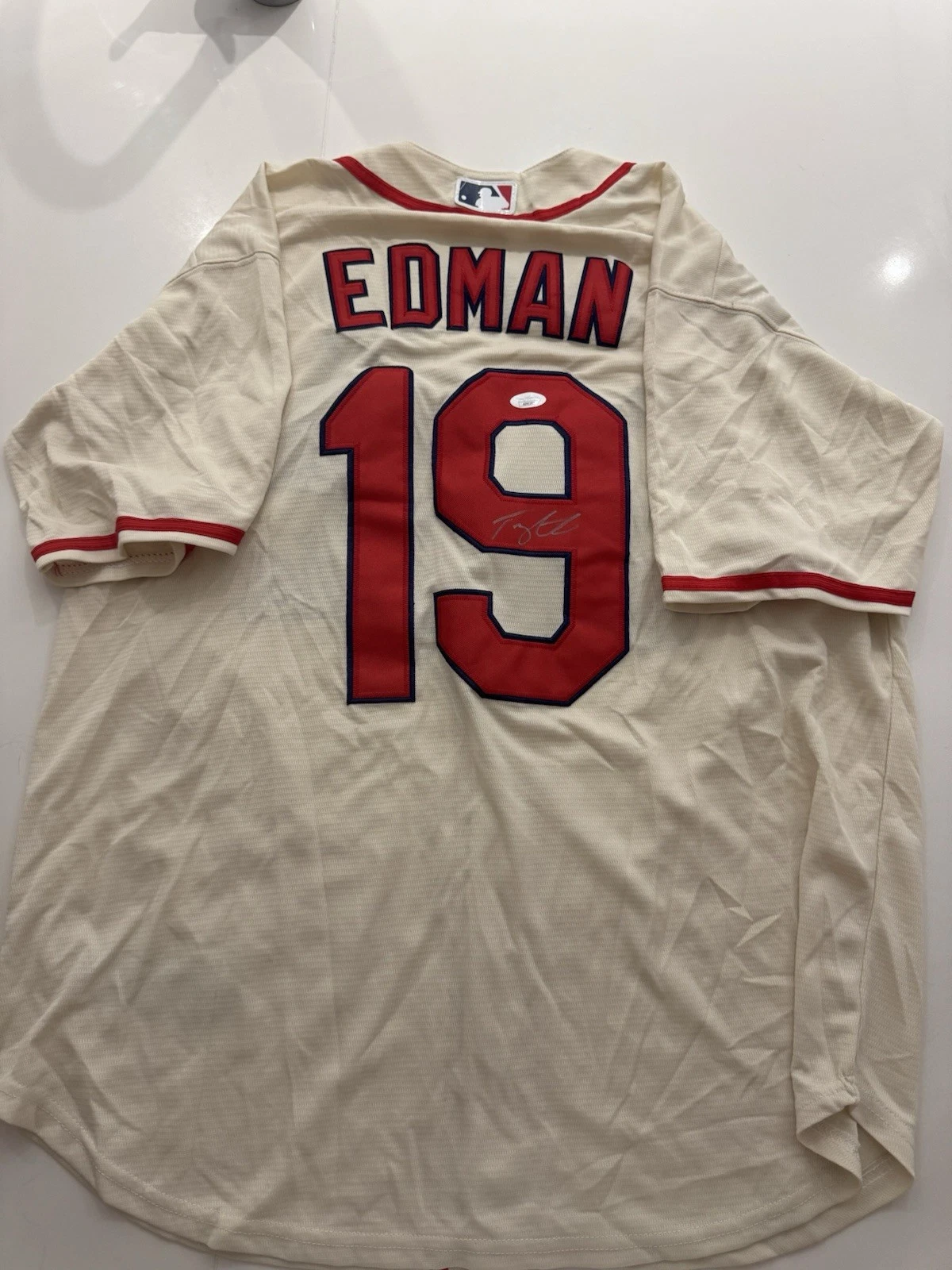 Tommy Edman St. Louis Cardinals Signed Autographed Jersey JSA COA