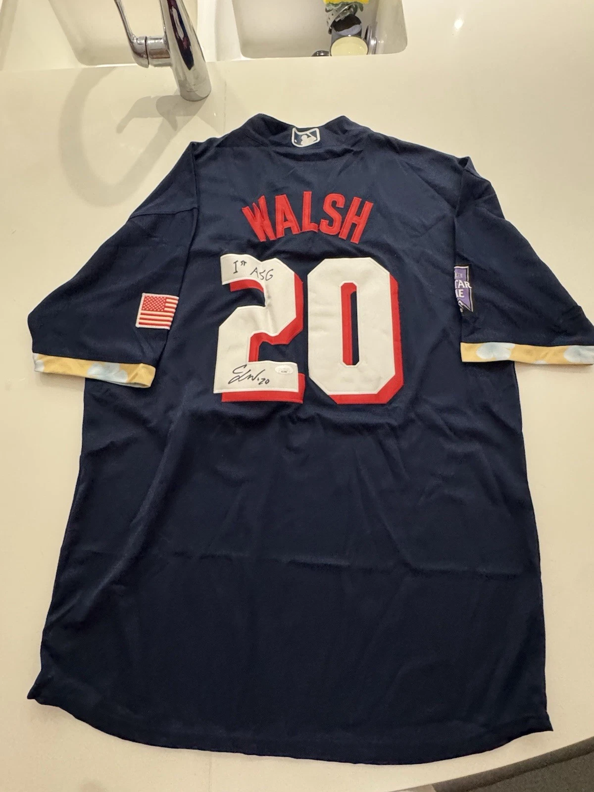 Jared Walsh Los Angeles Angels Signed All Star Jersey Inscribed 1st ASG JSA COA