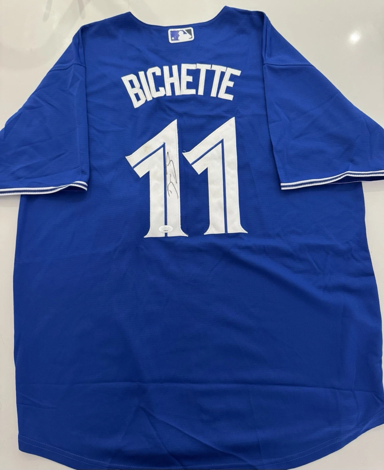 Bo Bichette Toronto Blue Jays Autographed Jersey JSA COA READ