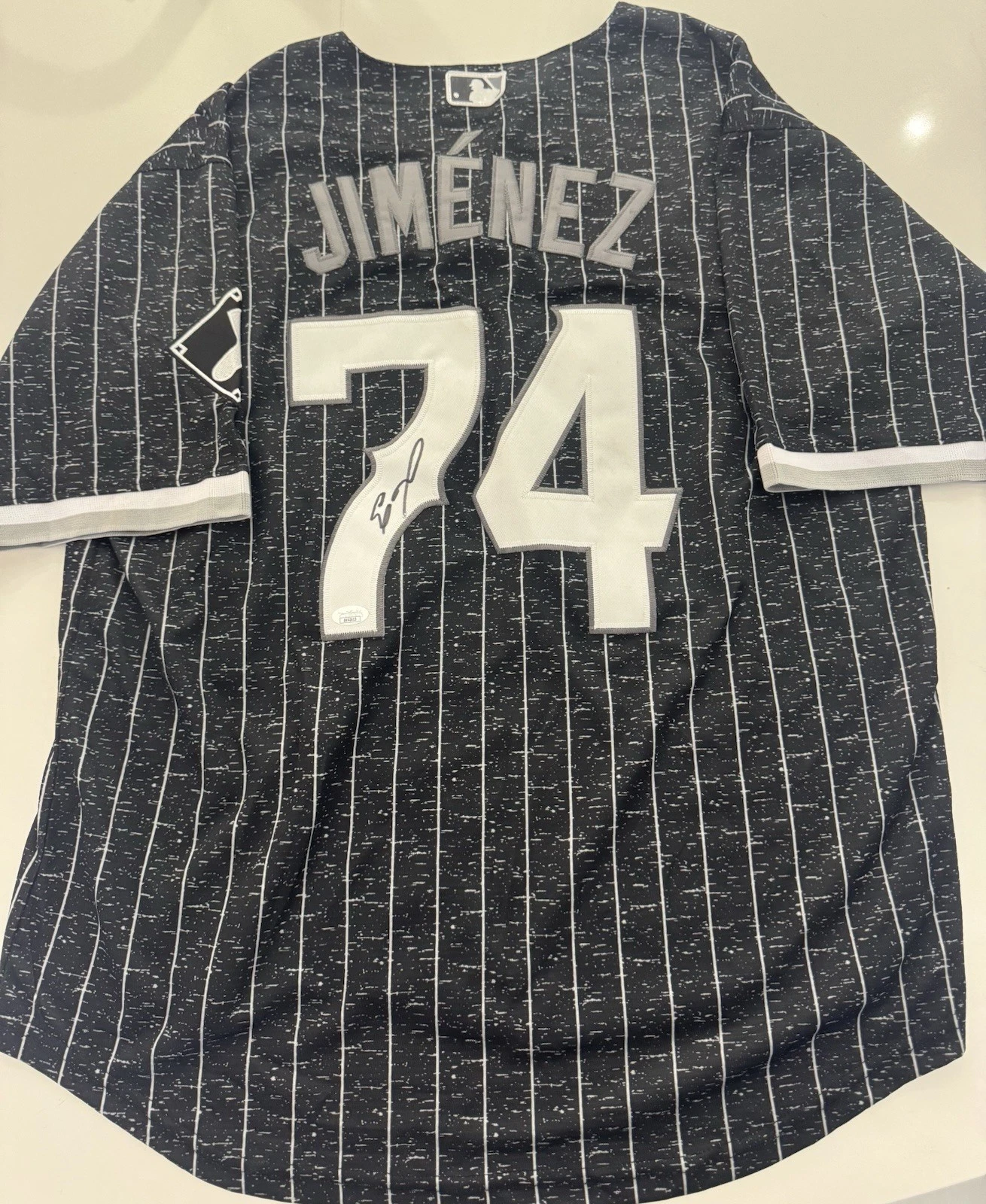 Eloy Jimenez Chicago White Sox Autographed Jersey JSA COA