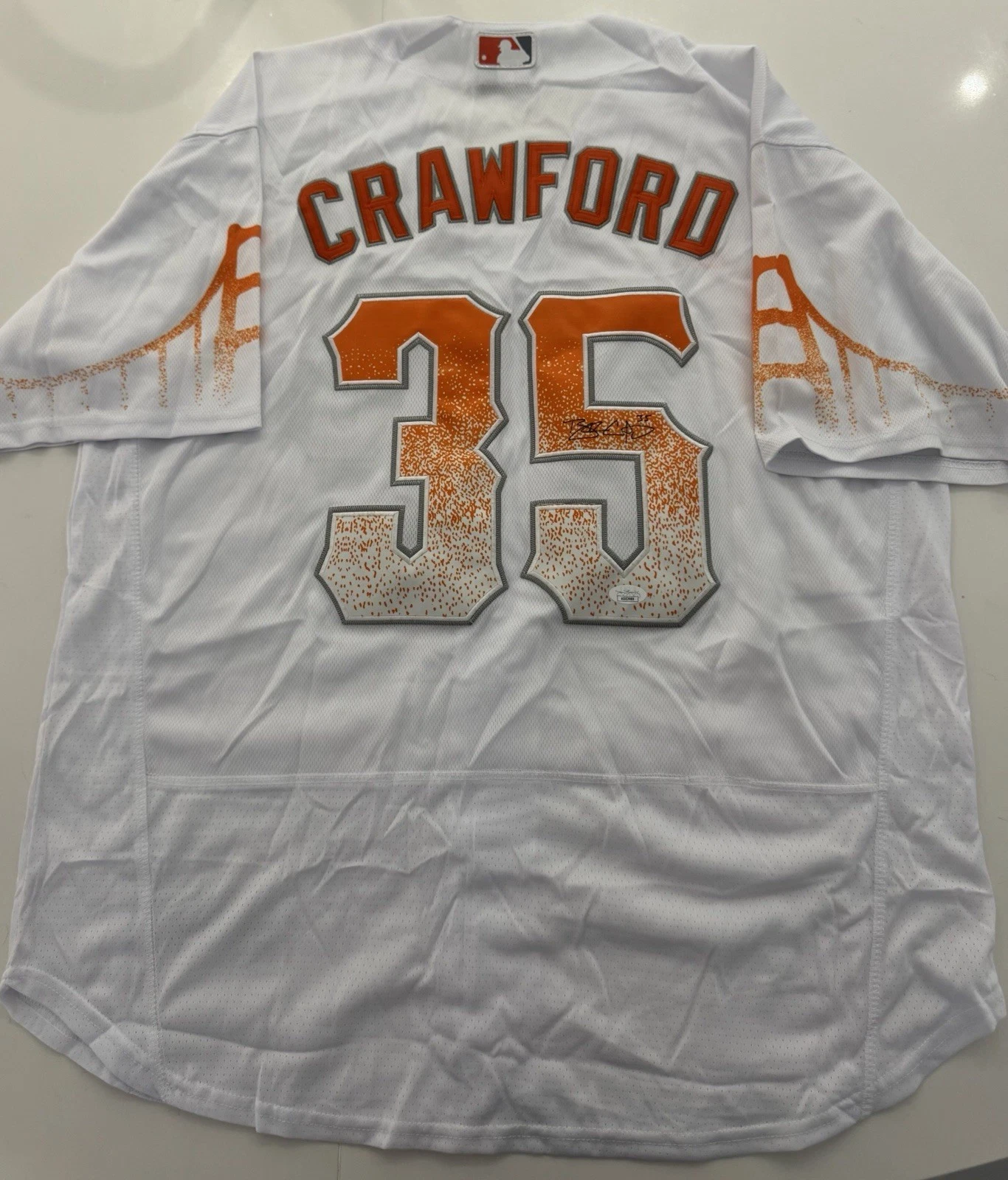Brandon Crawford San Francisco  Giants Autographed Jersey Star JSA