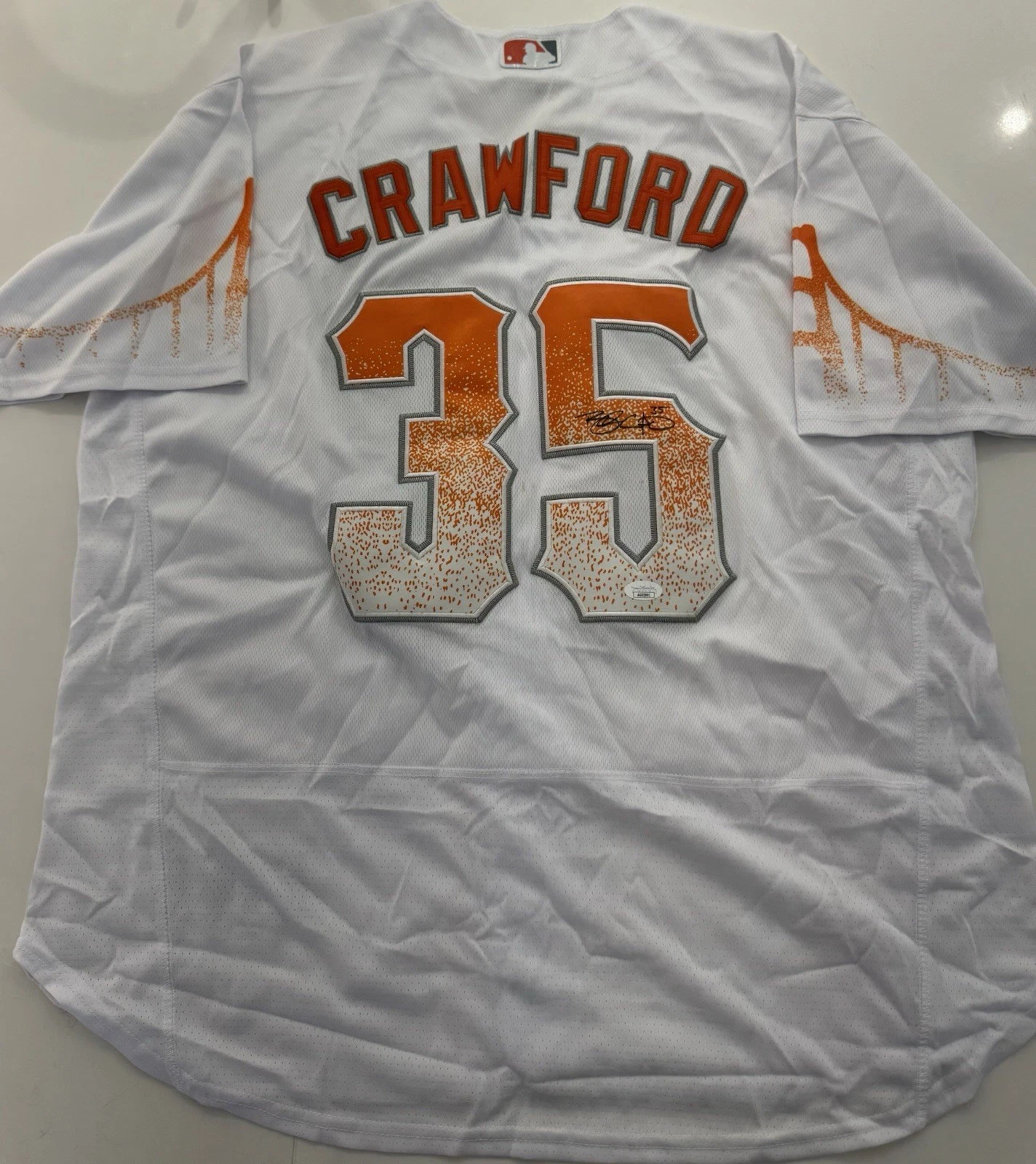 Brandon Crawford San Francisco  Giants Autographed Jersey Star JSA