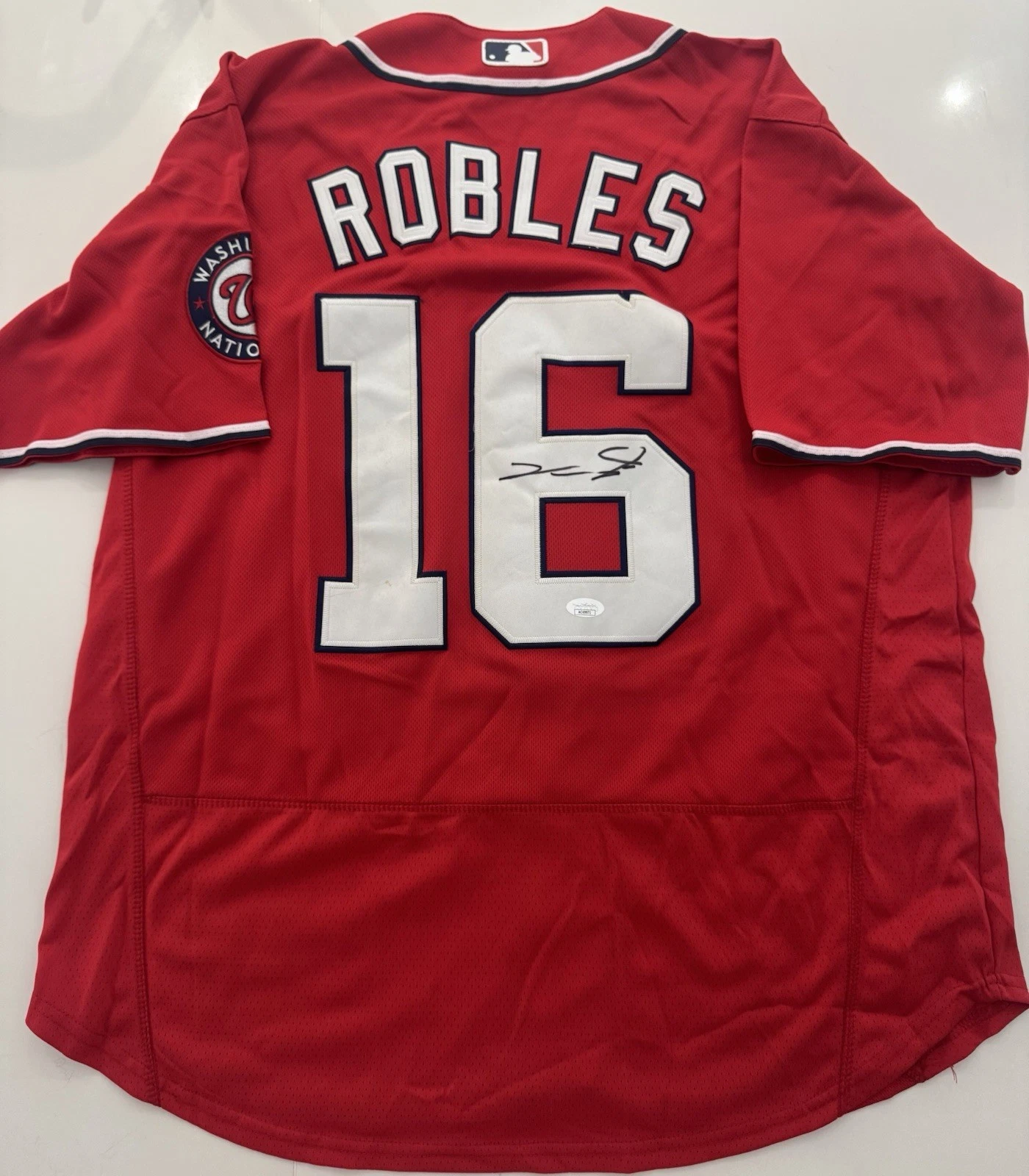 Victor Robles Washington Nationals Autographed Jersey JSA COA