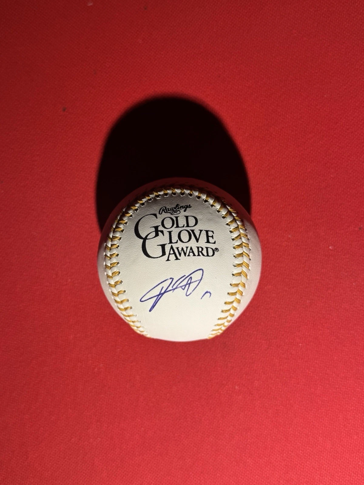 Yuli Gurriel Autographed Gold Glove Award Baseball JSA COA Houston Astros