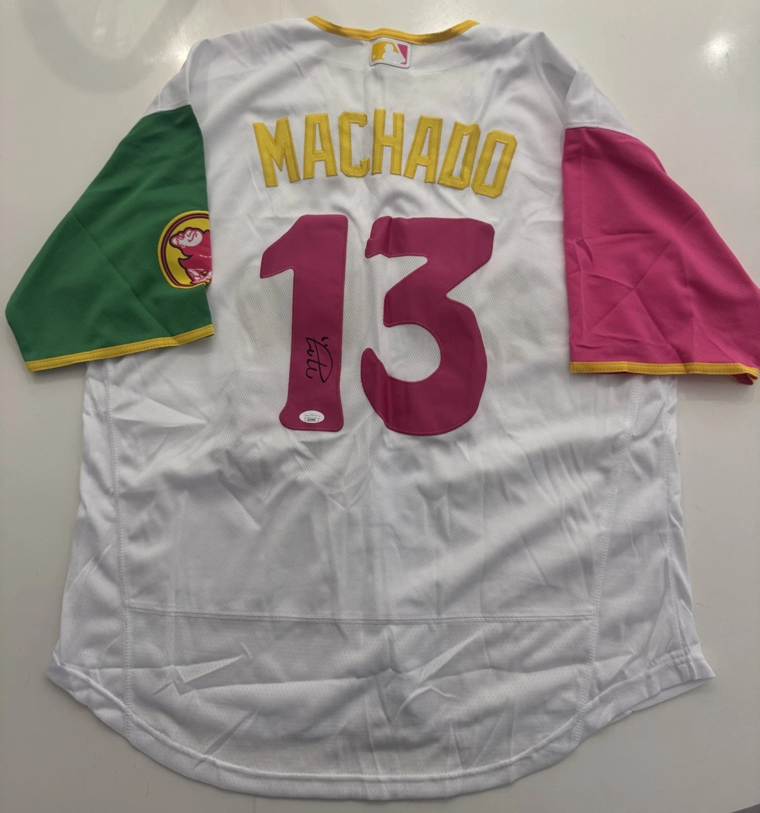 Manny Machado San Diego Padres Signed City Connect JSA COA