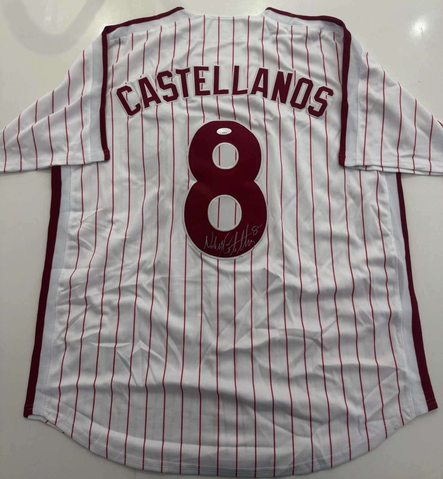 Nick Castellanos Philadelphia Phillies Autographed Jersey JSA COA