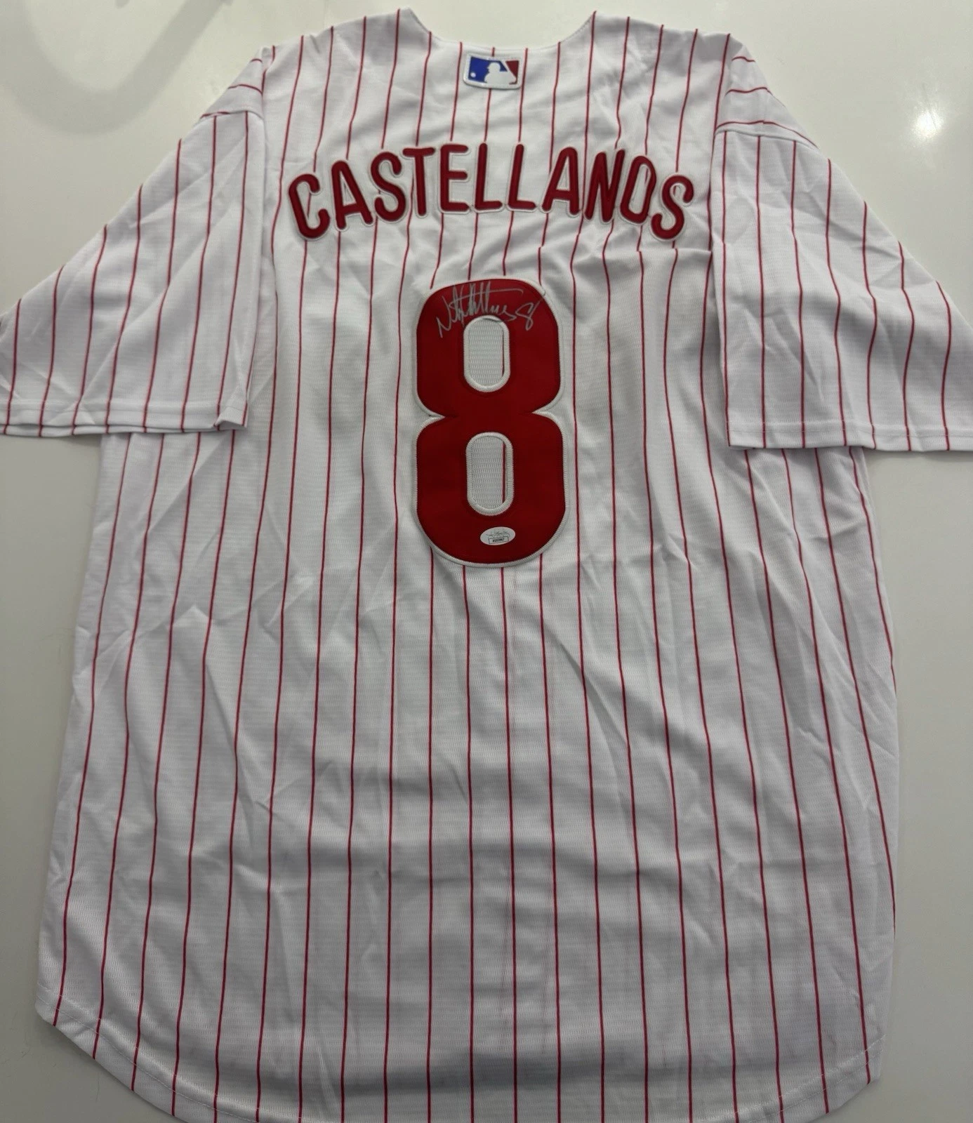 Nick Castellanos Philadelphia Phillies Autographed Jersey JSA COA