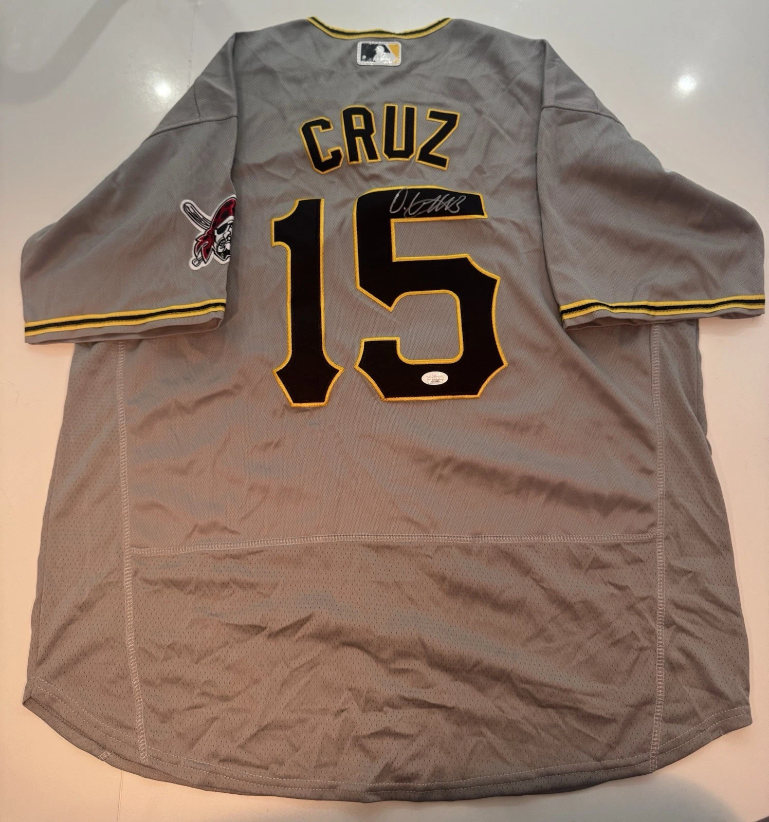 Oneil Cruz Pittsburgh Pirates Autographed Jersey JSA COA