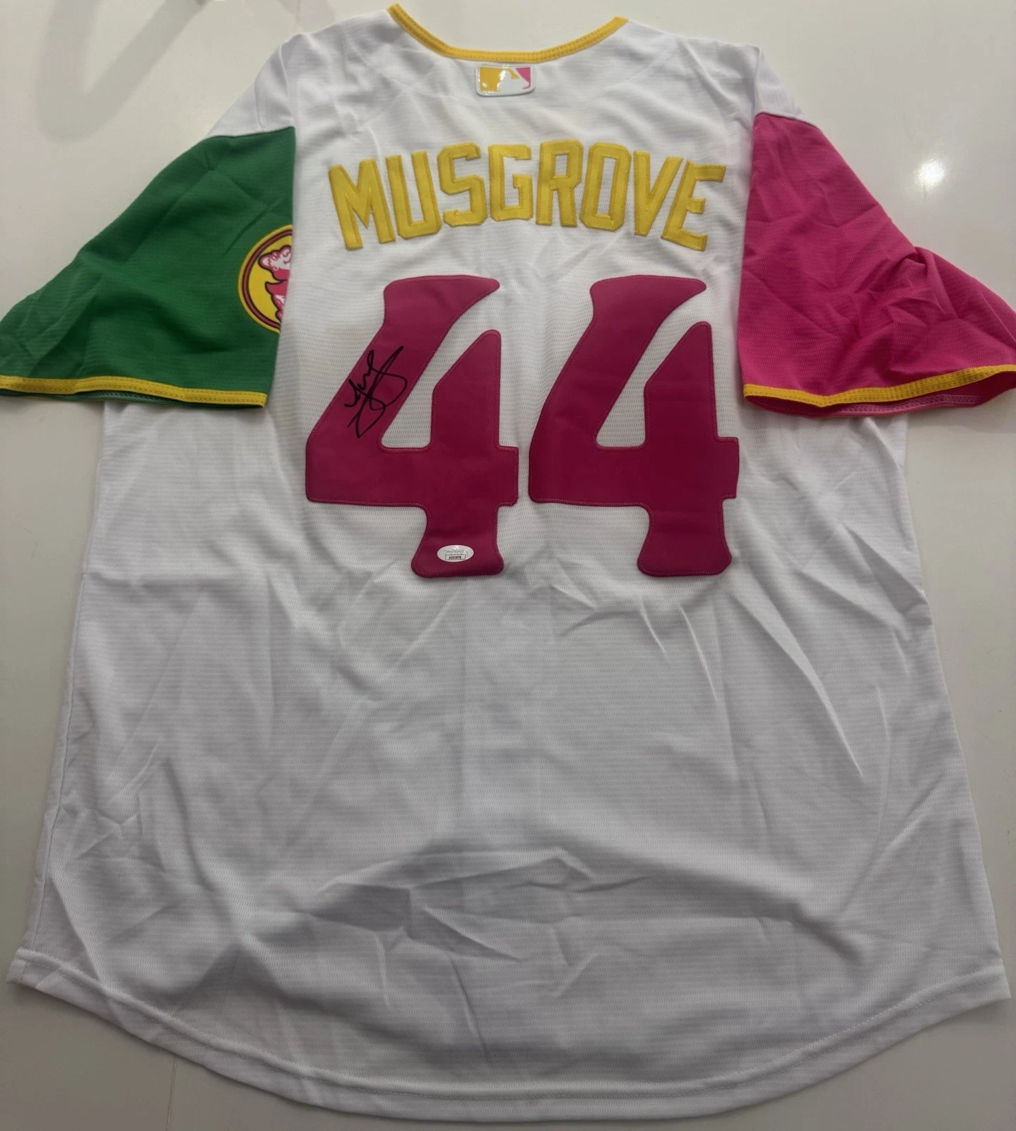 Joe Musgrove San Diego Padres Autographed Jersey JSA COA