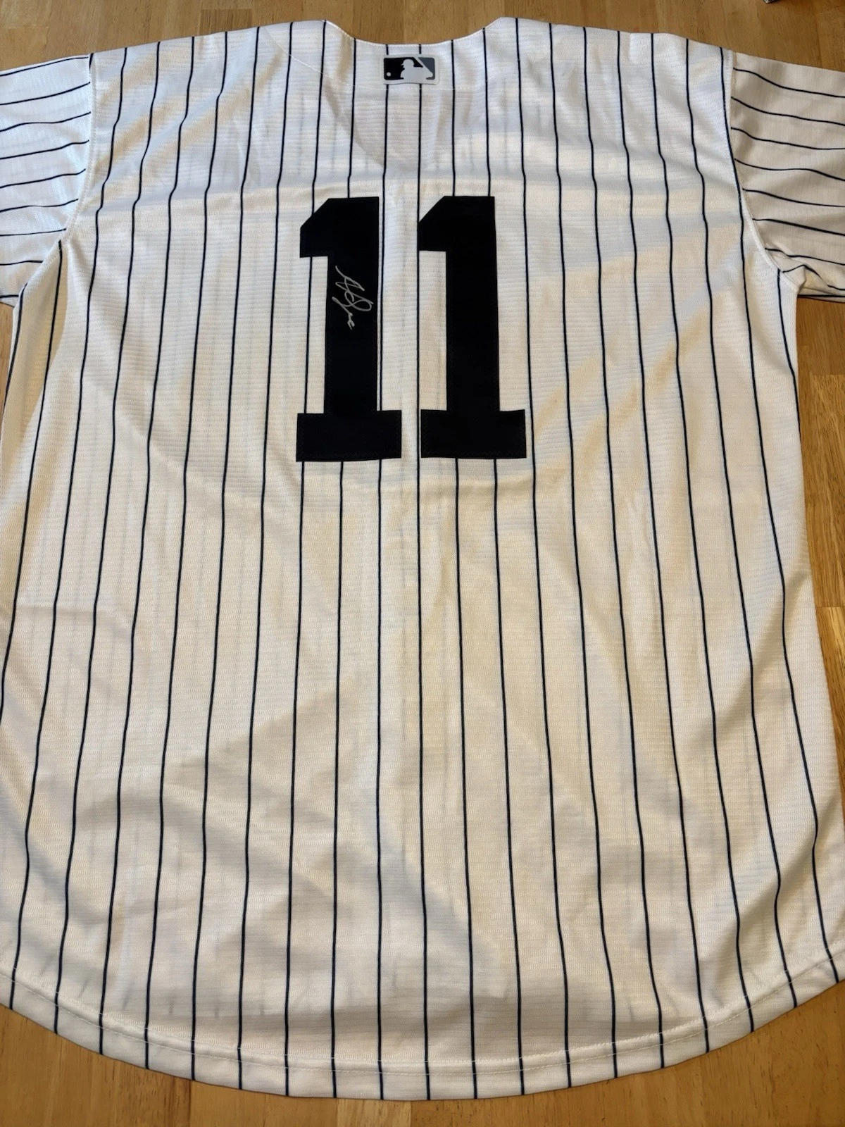 Anthony Volpe Signed Autographed New York Yankees  Jersey Jsa Coa
