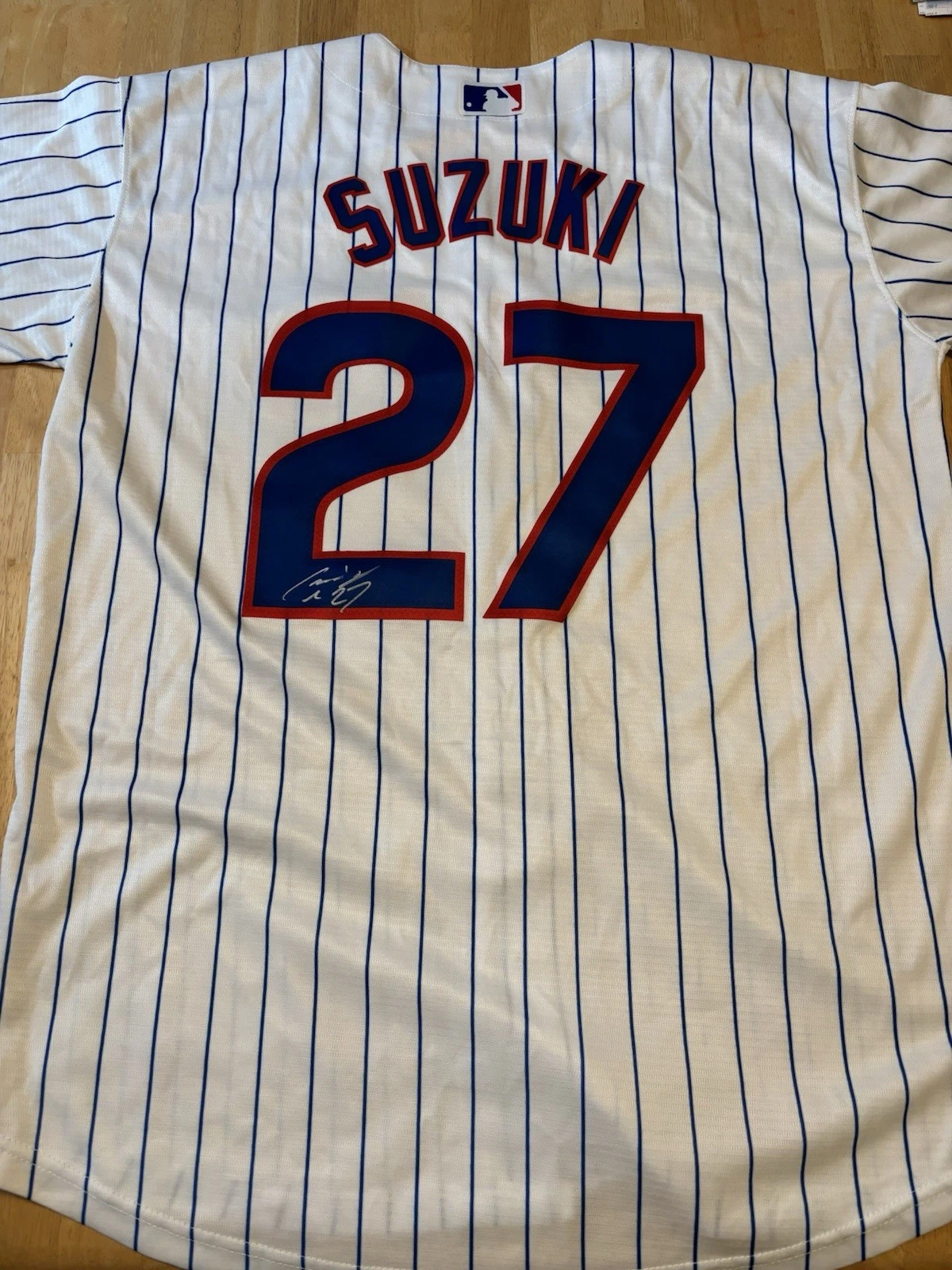 Seiya Suzuki Signed  Autographed Chicago Cubs Jersey . JSA Coa