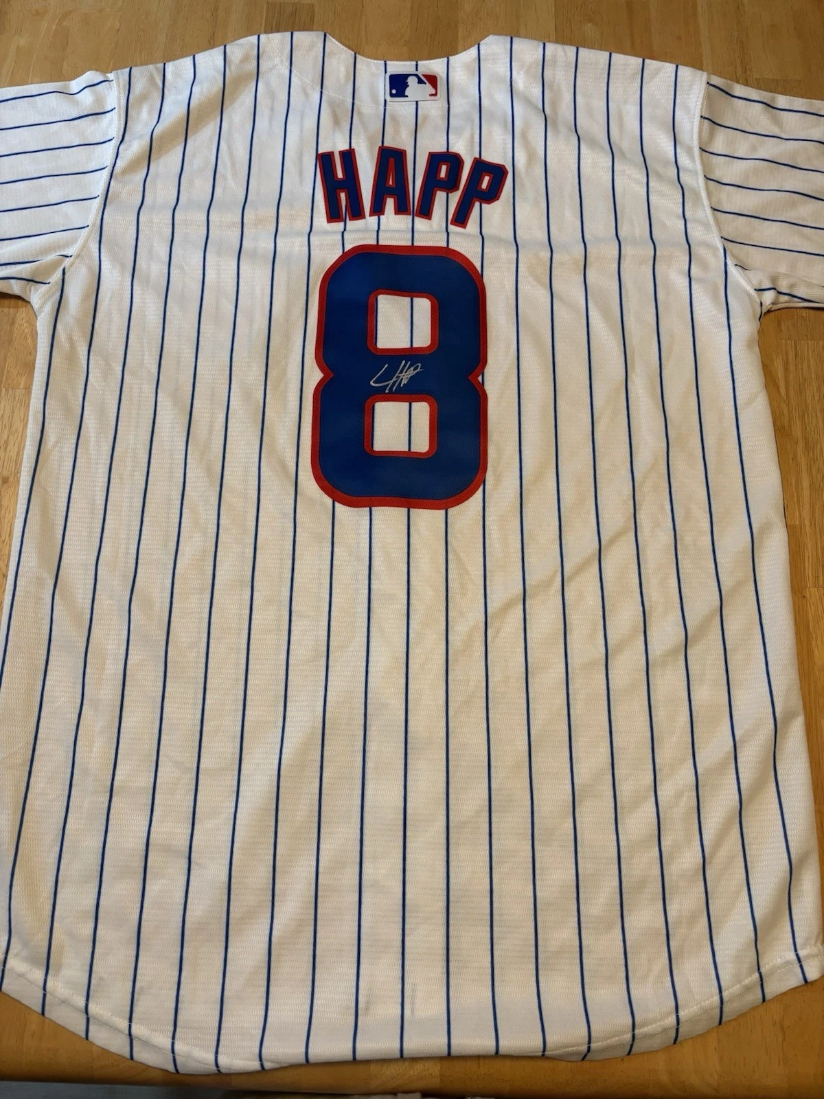 Ian Happ Signed Autographed Chicgao Cubs Jersey Jsa Coa