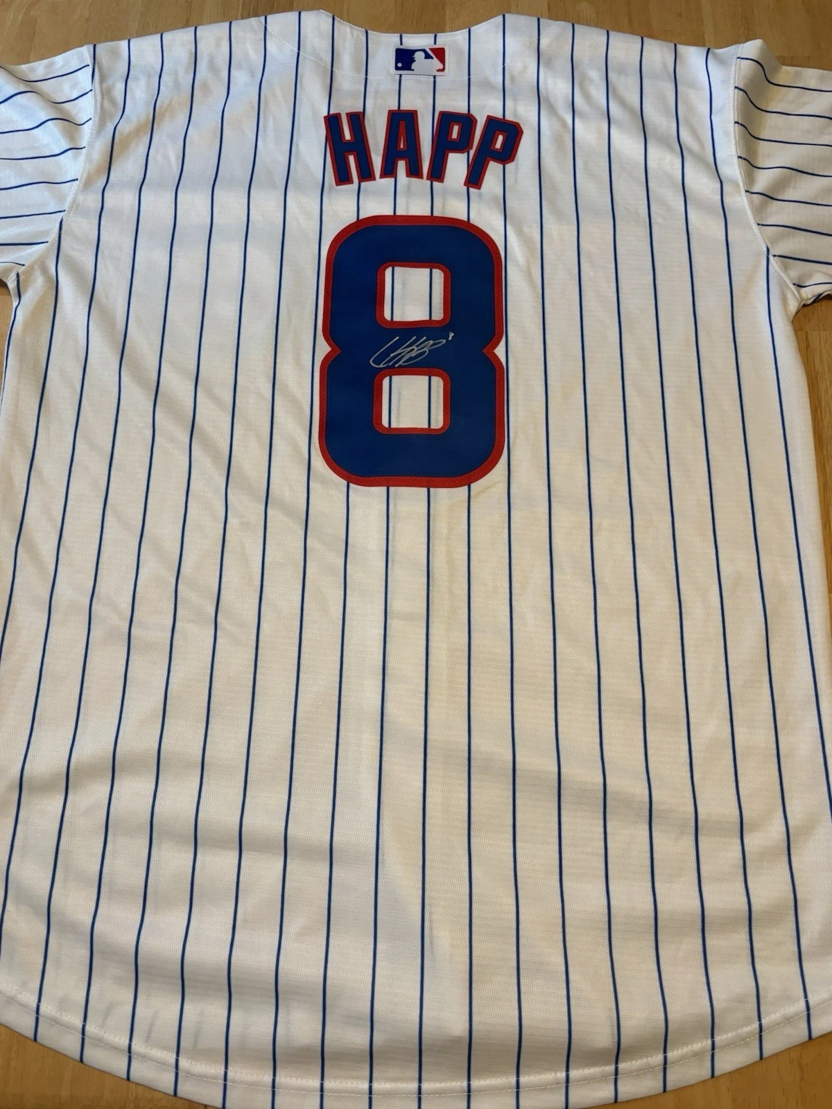 Ian Happ Signed Autographed Chicgao Cubs Jersey Jsa Coa
