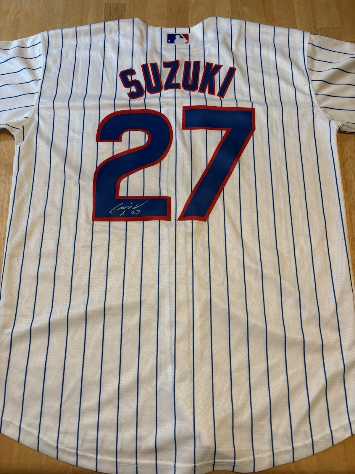 Seiya Suzuki Signed  Autographed Chicago Cubs Jersey . JSA Coa