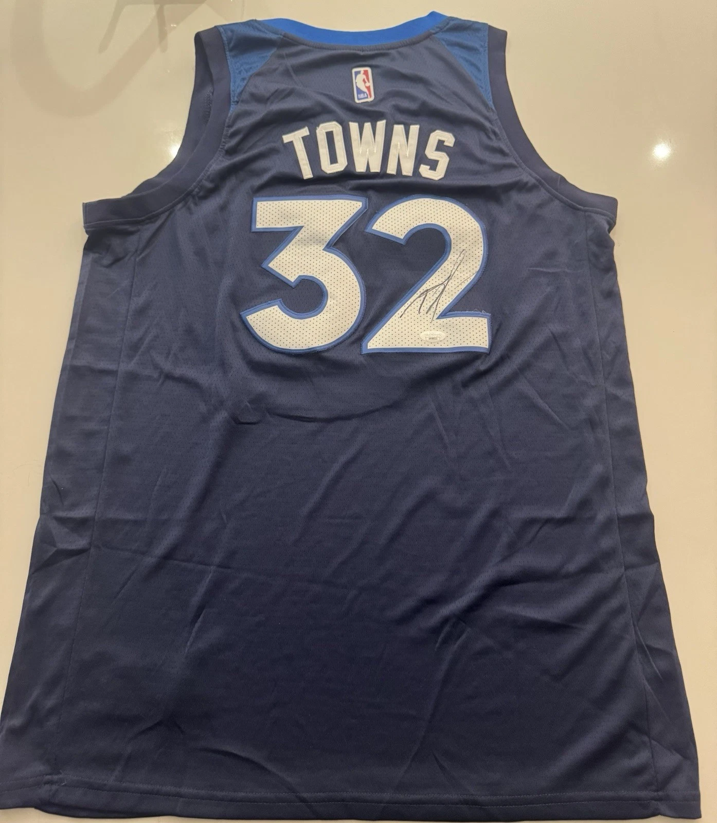 Karl-Anthony Towns Signed Autographed Minnesota Timberwolves Jersey Jsa COA
