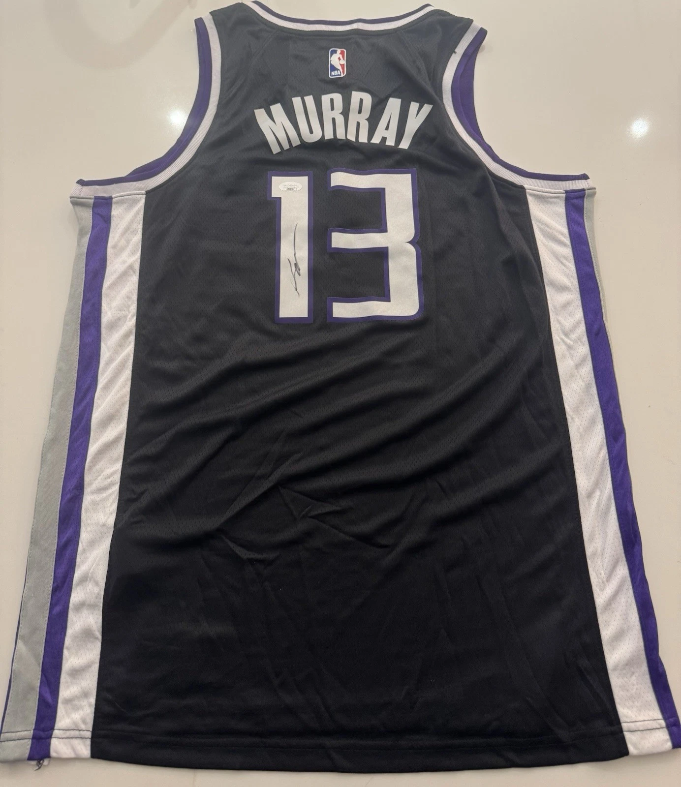 Keegan Murray Signed Autographed .  Sacramento Kings Jersey JSA COA
