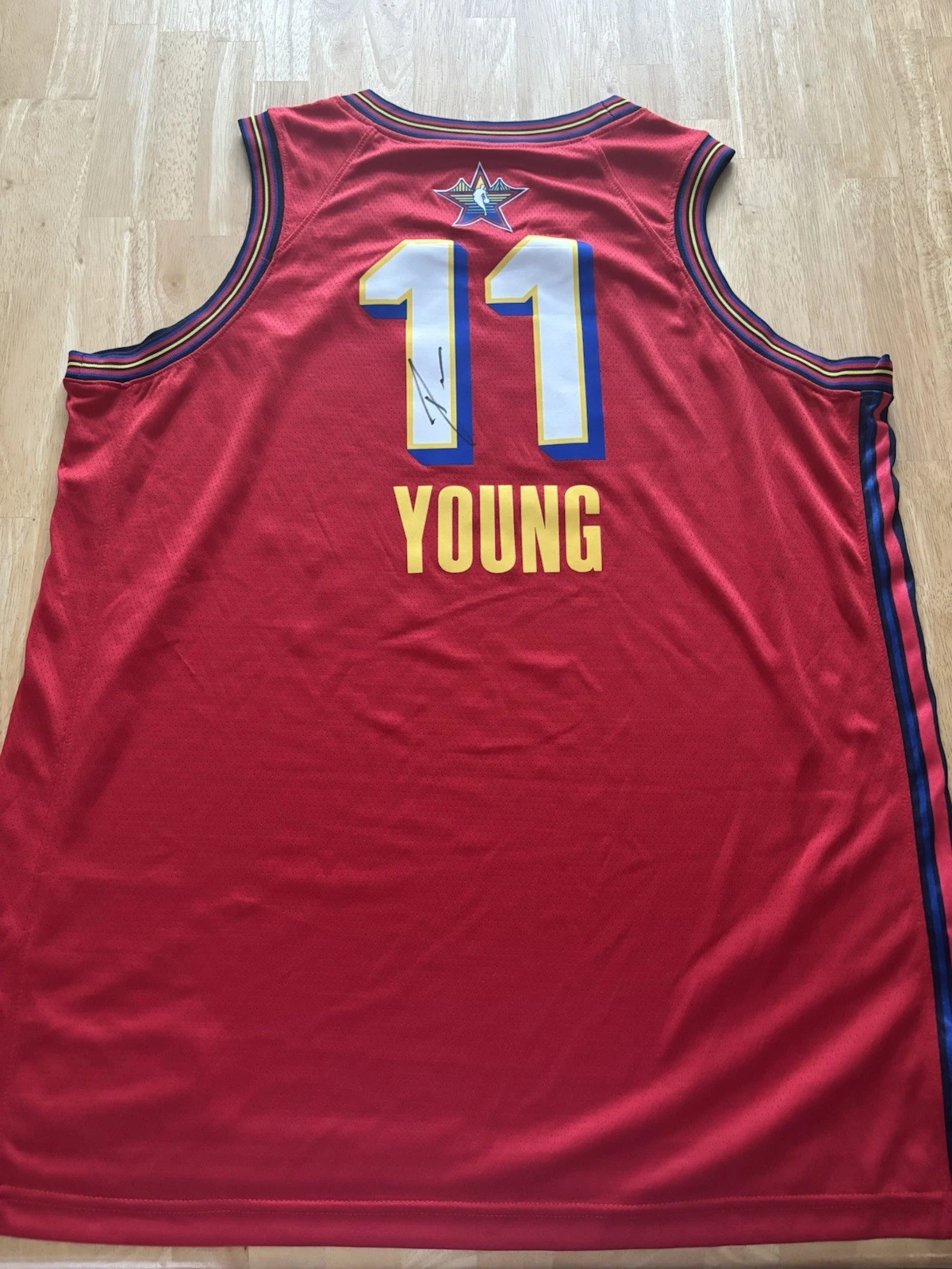 Trae Young Signed Autographed All Star Jersey Atlanta Hawks. JSA Coa