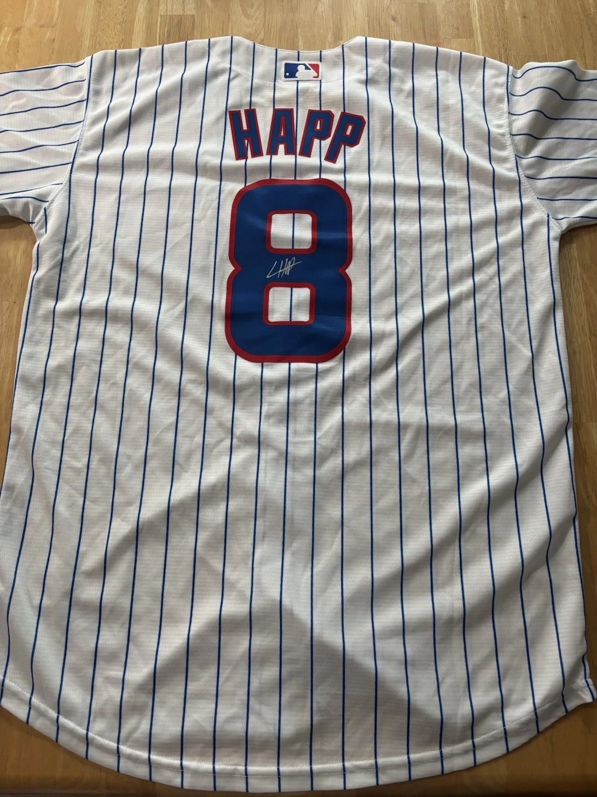 Ian Happ Signed Autographed Chicgao Cubs Jersey Jsa Coa