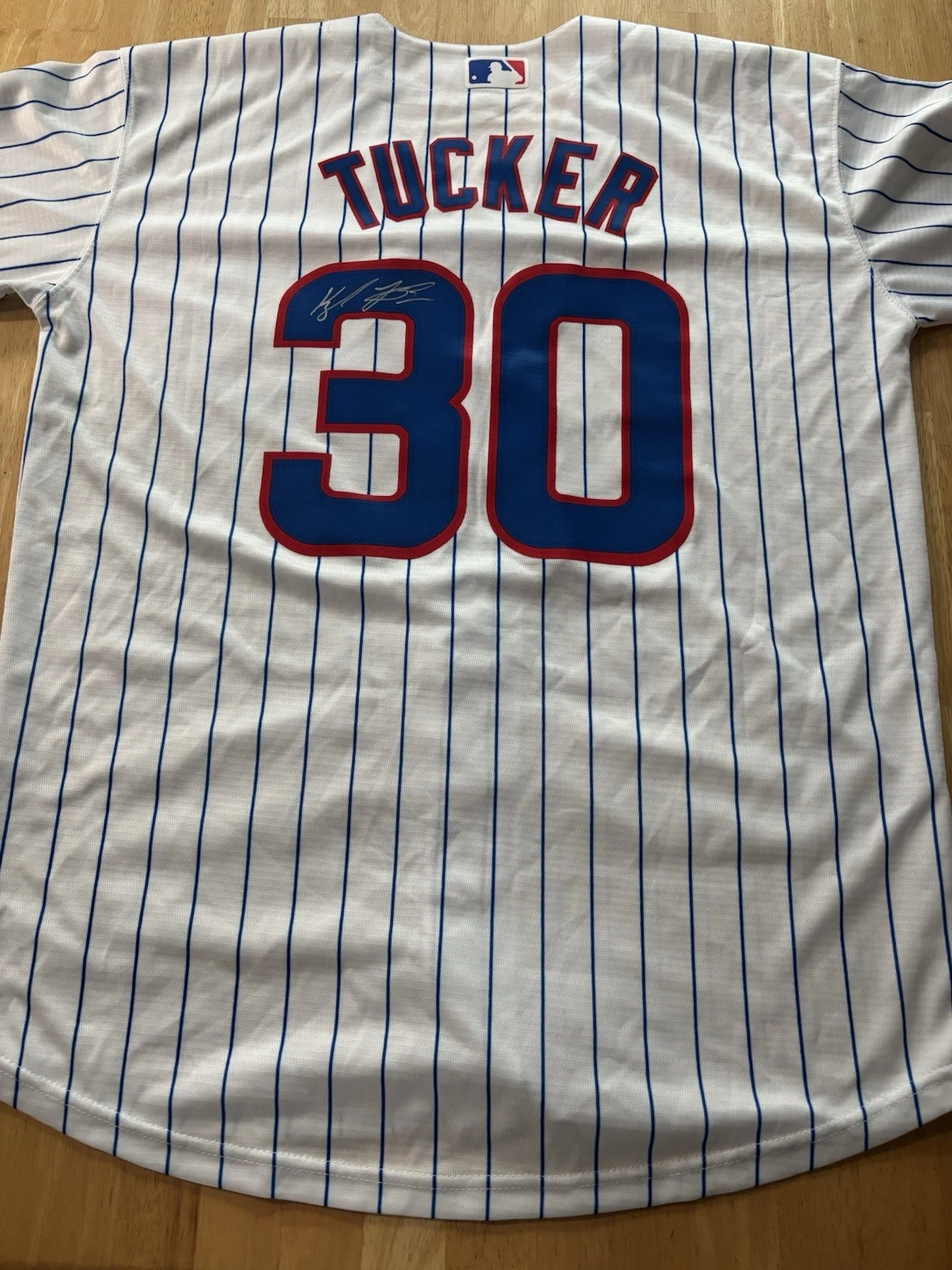Kyle Tucker Signed Autographed Chicago Cubs Jersey. JSA Coa