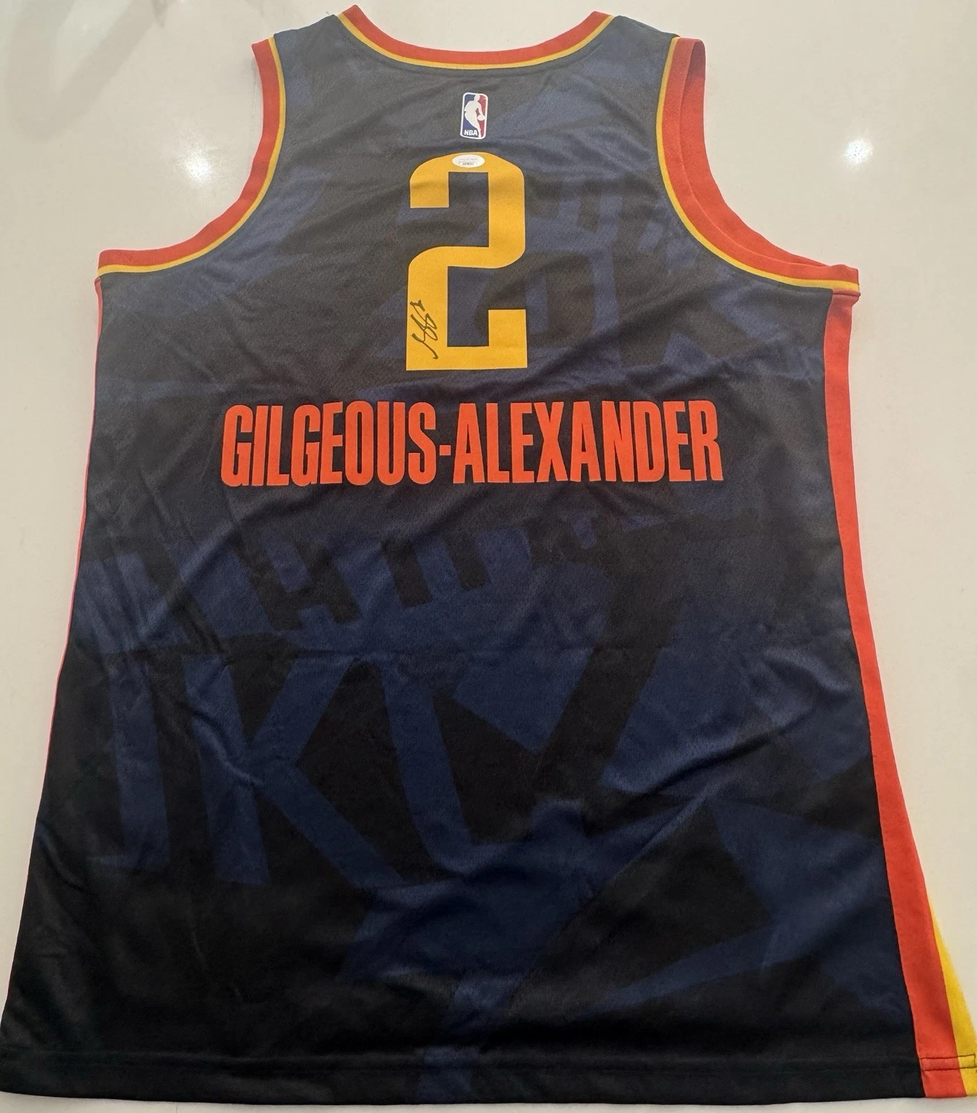 Shai Gilgeous Alexander Autographed OKC Thunder Star  JSA COA