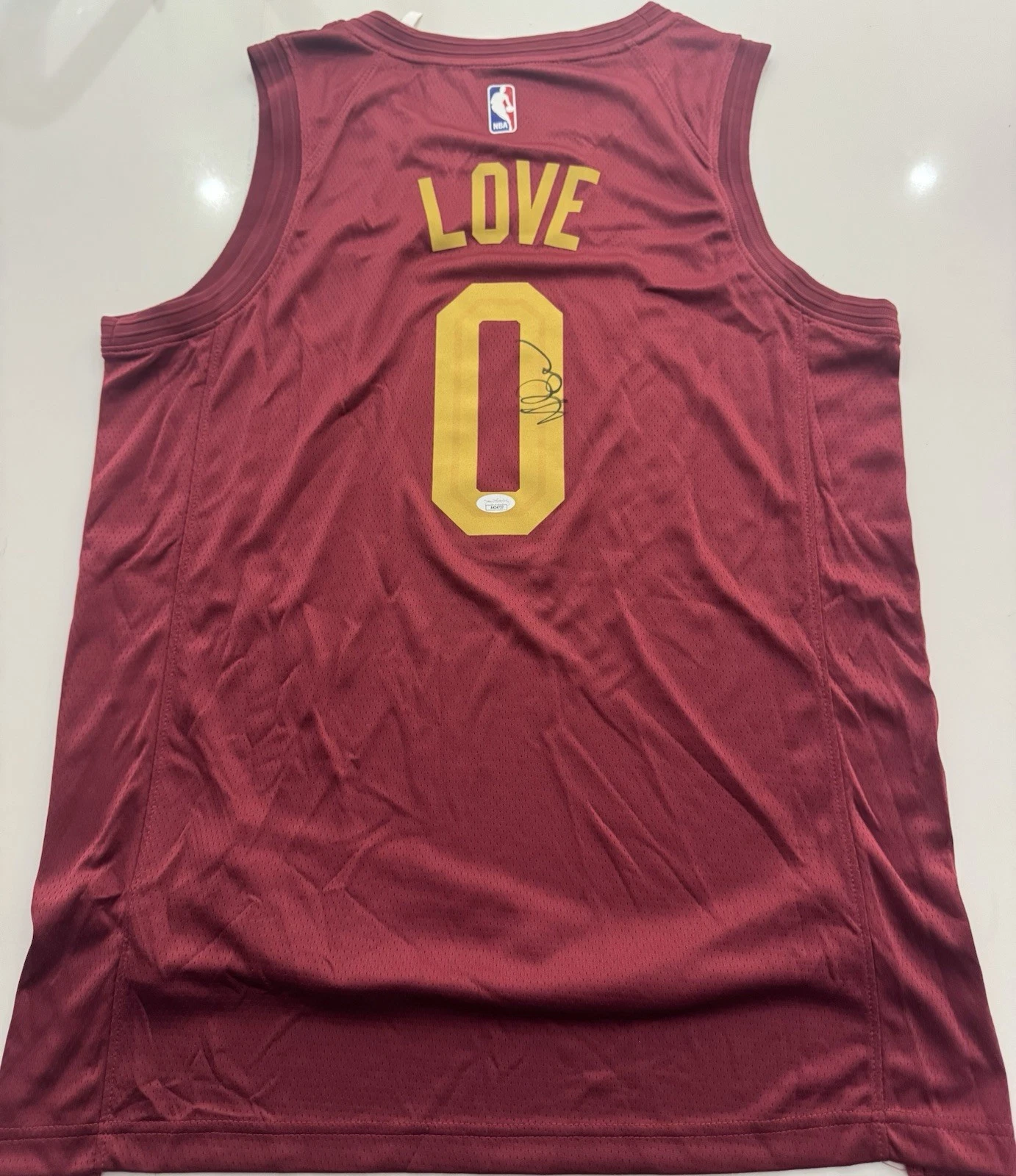 Kevin Love Cleveland Cavaliers Autographed Jersey JSA COA
