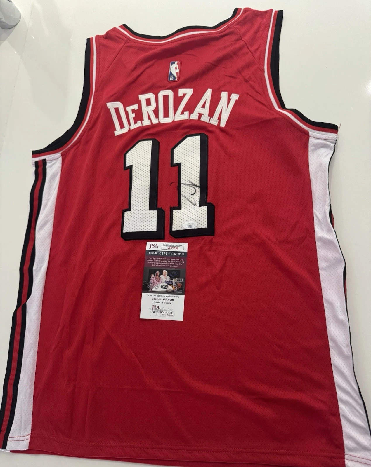 DeMar DeRozan Signed Autographed  Chicago Bulls Jersey JSA Coa