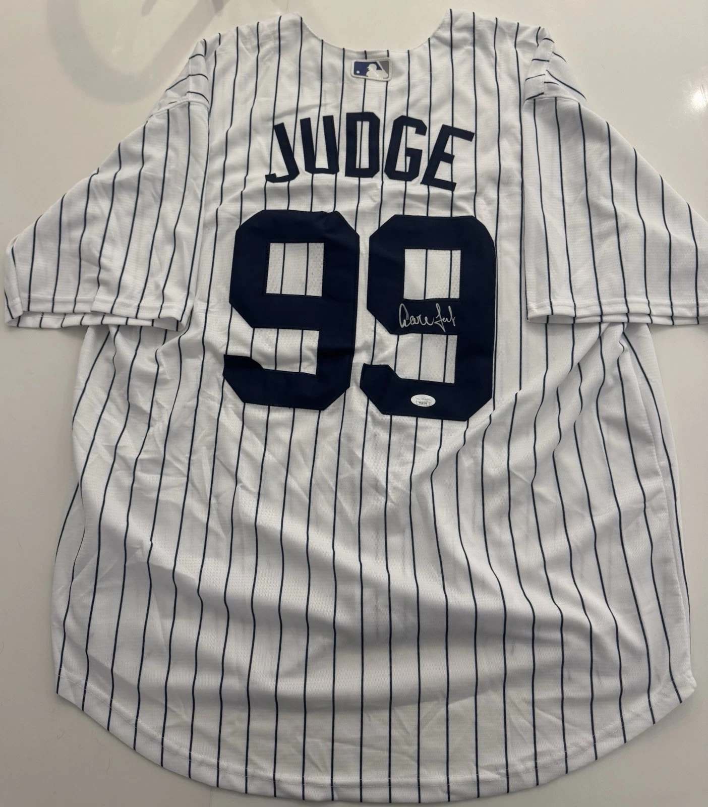 Aaron Judge New York Yankees Autographed Jersey JSA LOA COA