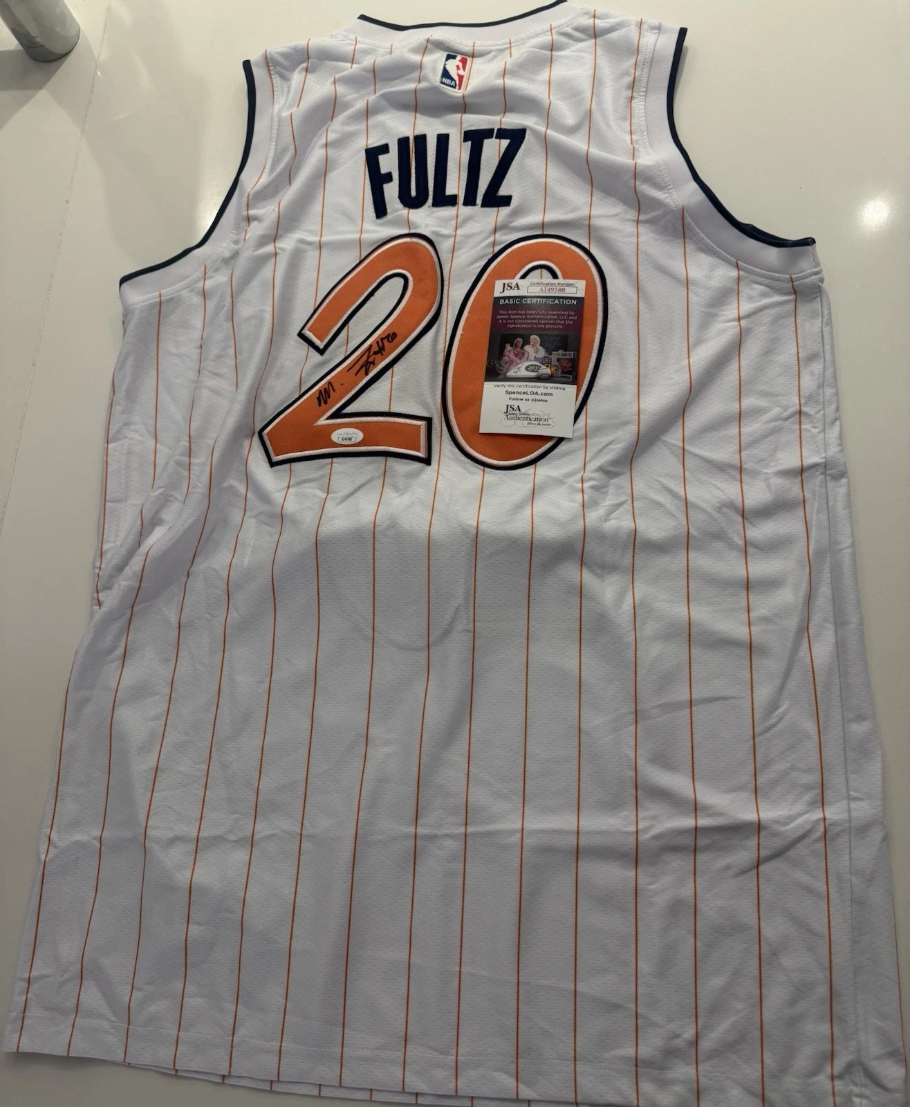 Markelle Fultz Signed Autographed Orlando Magic Jersey Jsa Coa