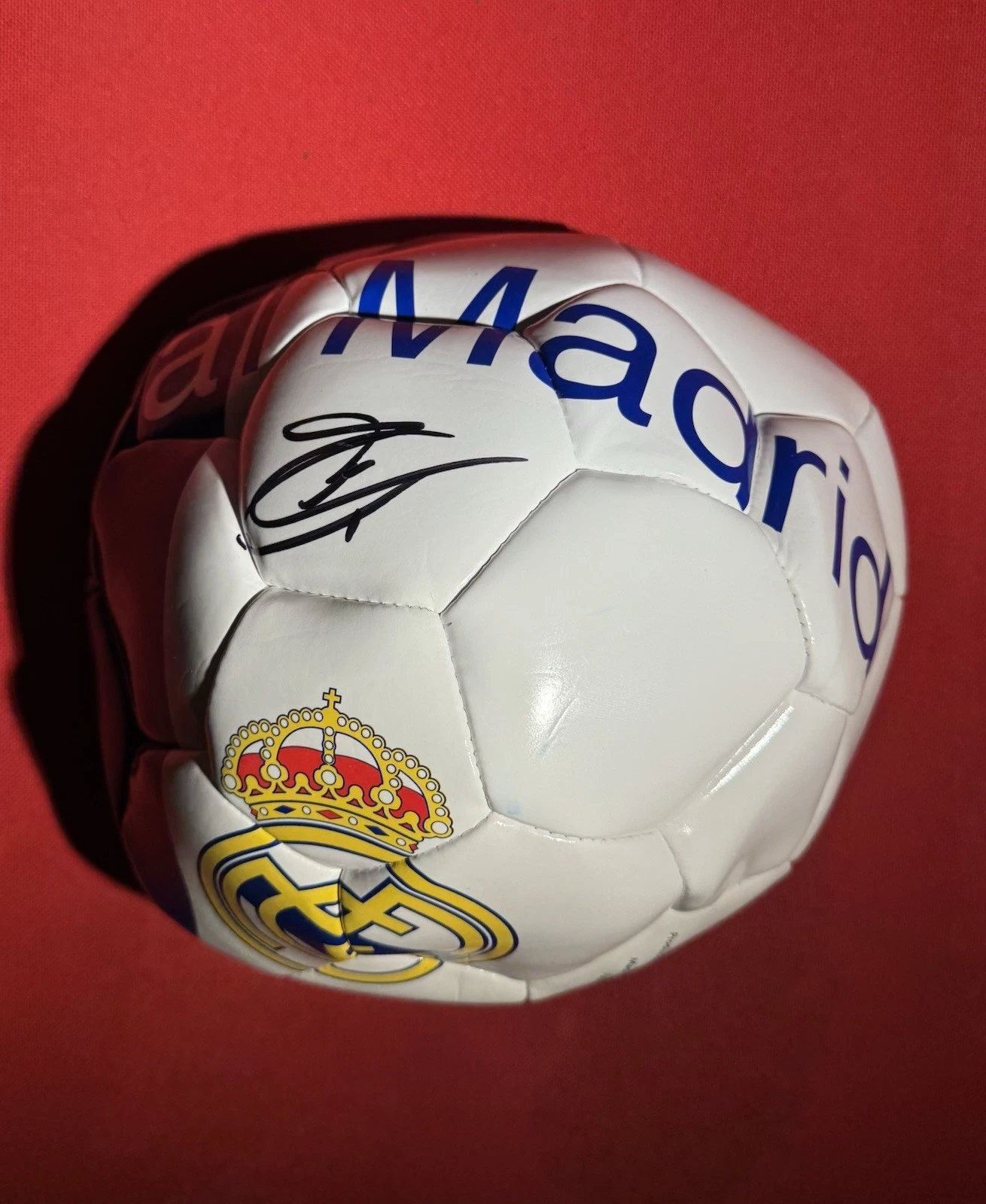 Thibaut Courtois Real Madrid Autographed Soccer Ball Goalie JSA COA